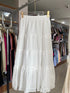 Spring Lace Patchwork Ruffle Long Skirts
